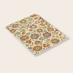 Eternal Summer Block Print Countryside Vibes Flower Earth Tones Notebook Gallery Image 3