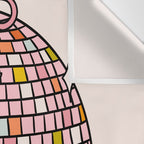 Bow Disco Ball Wall Tapestry Gallery Image 3