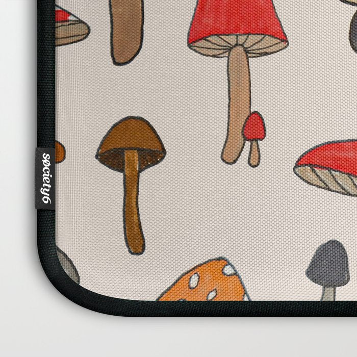 Mushroom Pattern Laptop Sleeve Gallery Image 3