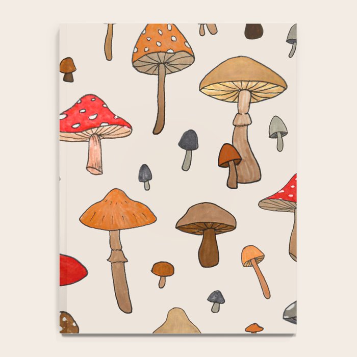 Mushroom Pattern Notebook Gallery Image 4