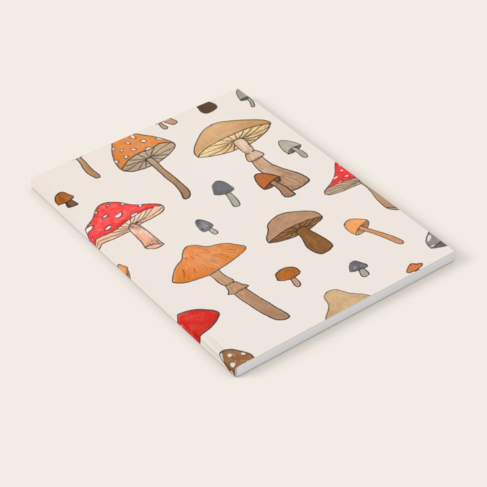 Mushroom Pattern Notebook Gallery Image 2