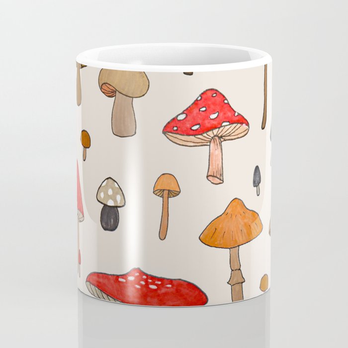 Mushroom Pattern Coffee Mug Gallery Image 4