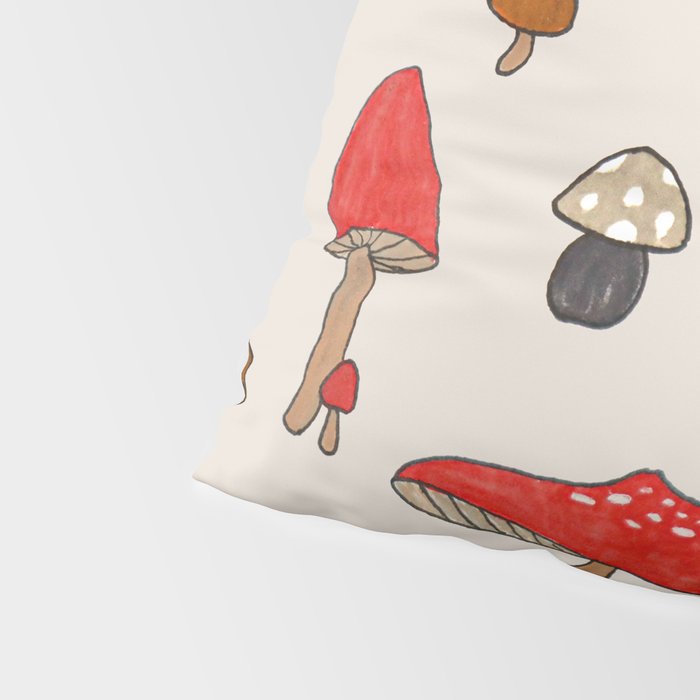 Mushroom Pattern Pillow Sham Gallery Image 4