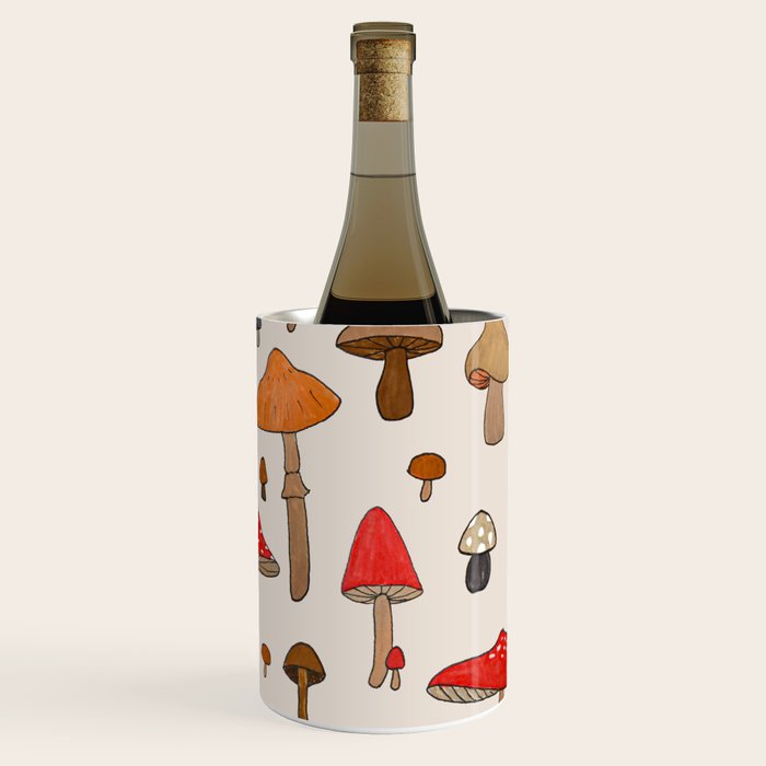 Mushroom Pattern Wine Chiller Gallery Image 2