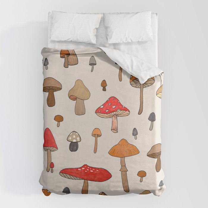 Mushroom Pattern Duvet Cover Gallery Image 6