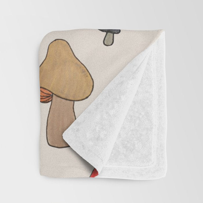 Mushroom Pattern Throw Blanket Gallery Image 3