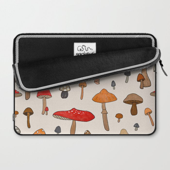 Mushroom Pattern Laptop Sleeve Gallery Image 2