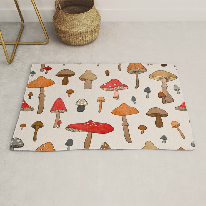 Mushroom Pattern Rug Gallery Image 1