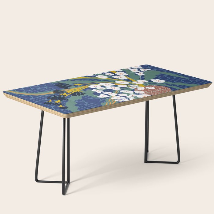 Matisse Flower Vase modern Illustration denim Coffee Table Gallery Image 1