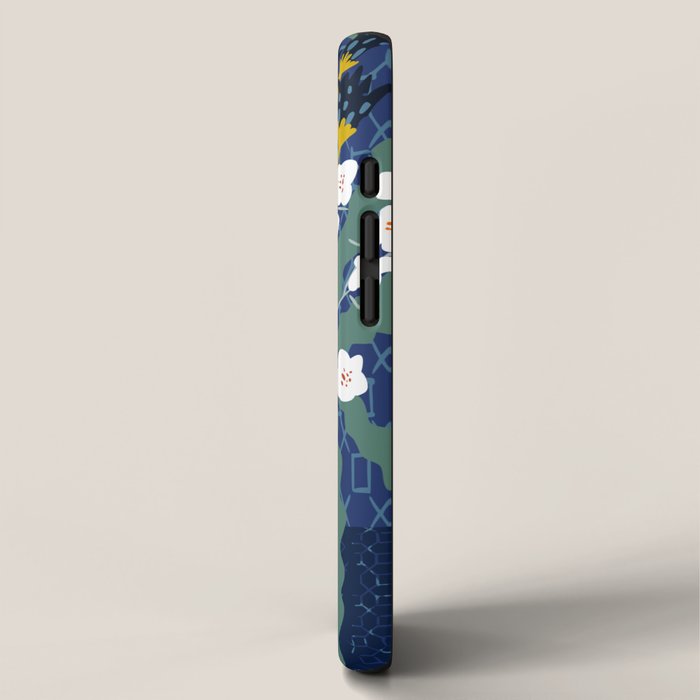 Matisse Flower Vase modern Illustration denim iPhone Case Gallery Image 2