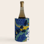 Matisse Flower Vase modern Illustration denim Wine Chiller Gallery Image 2