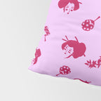 Red and pink Japanese pattern Pillow Sham Gallery Image 4