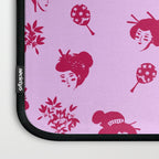 Red and pink Japanese pattern Laptop Sleeve Gallery Image 3