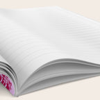Red and pink Japanese pattern Notebook Gallery Image 2