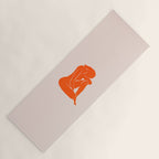Nude II: Torch Orange Edition Yoga Mat Gallery Image 1