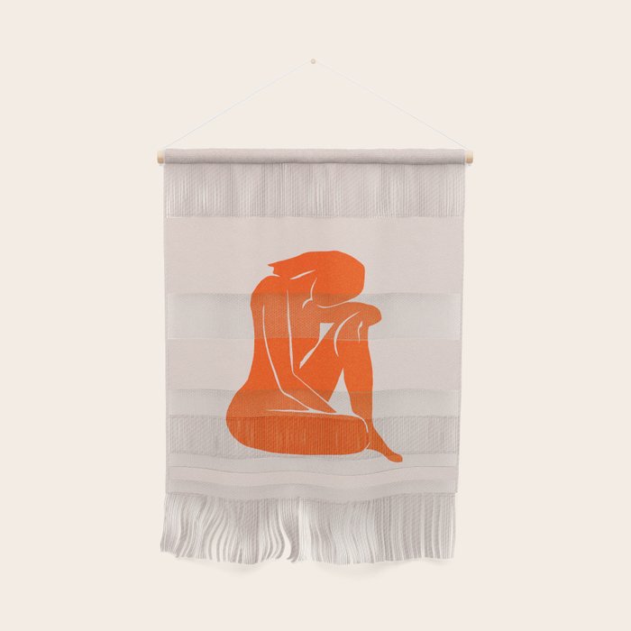 Nude II: Torch Orange Edition Wall Hanging Gallery Image 1