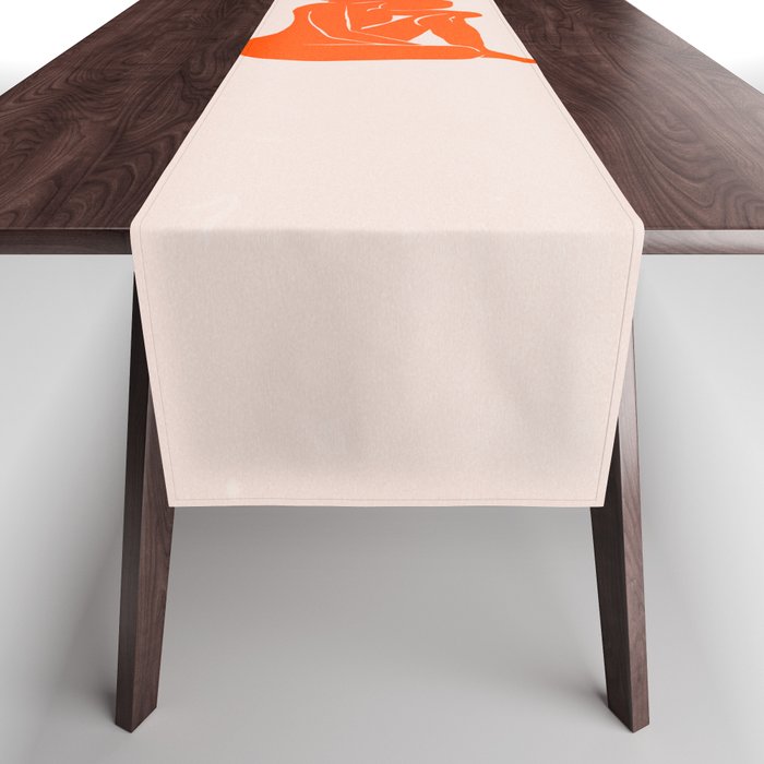 Nude II: Torch Orange Edition Table Runner Gallery Image 1