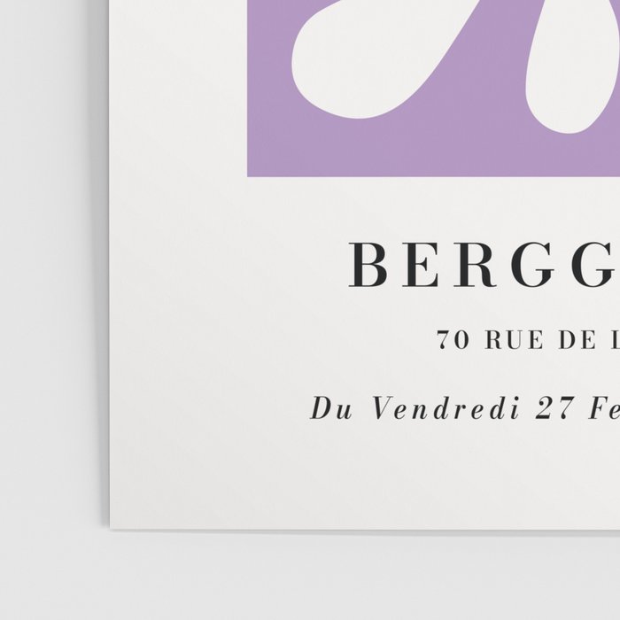Henri Matisse Purple Paper Cut Outs Exhibition Poster Gallery Image 3