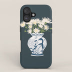 Vase no. 6 with Peacock  iPhone Case Gallery Image 1