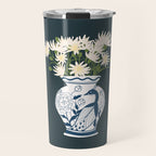 Vase no. 6 with Peacock  Travel Mug Gallery Image 1