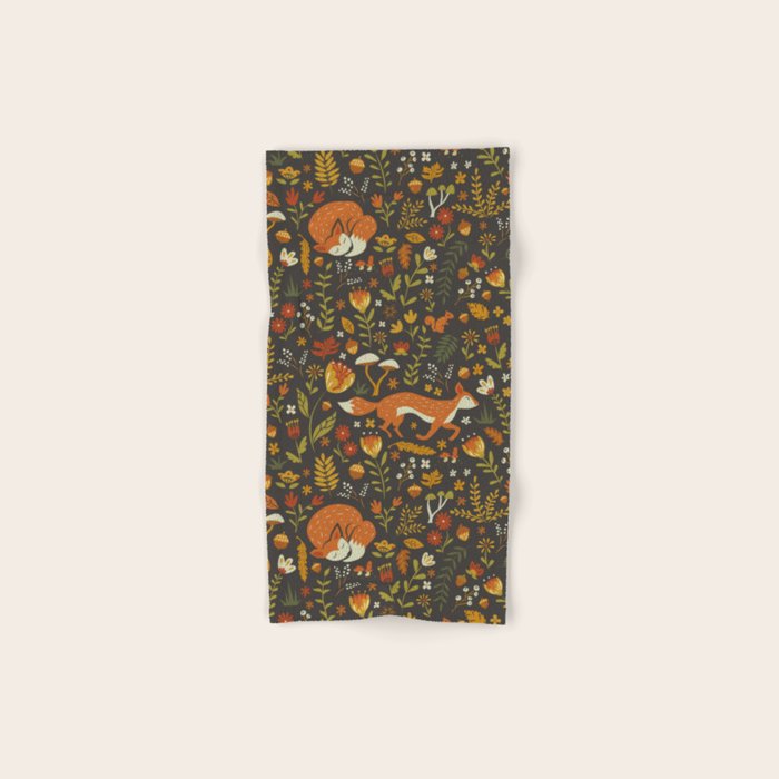 Fox in an Autumn Garden Towels Gallery Image 1