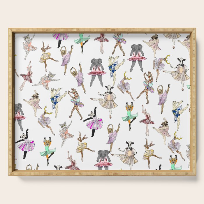 Animal Ballerinas Serving Tray Gallery Image 1