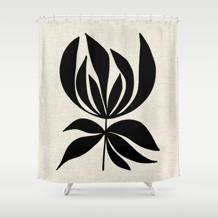 Unique Tulip Shower Curtain Gallery Image 1