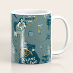 Vintage Ocean Pattern Coffee Mug Gallery Image 1