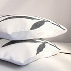 Leaf Sun 1 - Gold Black Pillow Sham Gallery Image 3