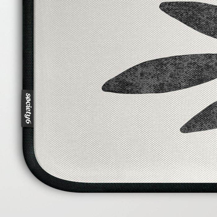 Leaf Sun 1 - Gold Black Laptop Sleeve Gallery Image 3