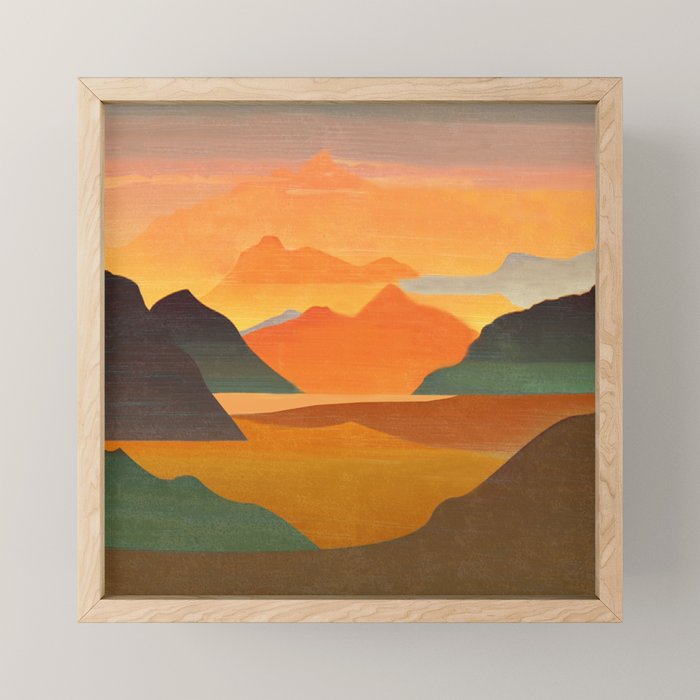 Autumn Landscape 1 Mini Art Print Gallery Image 1