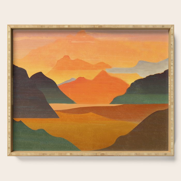 Autumn Landscape 1 Serving Tray Gallery Image 1