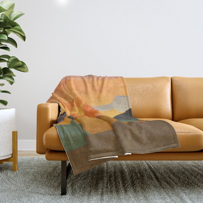 Autumn Landscape 1 Throw Blanket Gallery Image 1