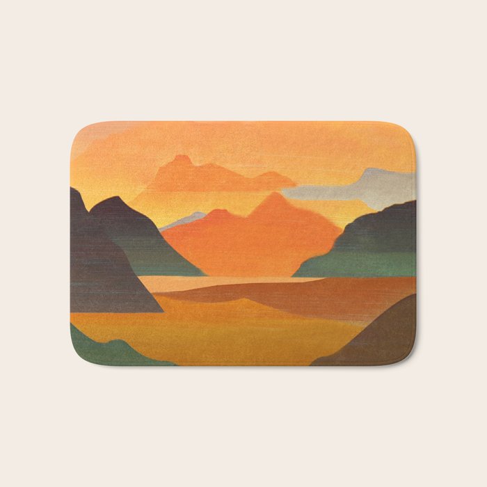 Autumn Landscape 1 Bath Mat Gallery Image 1