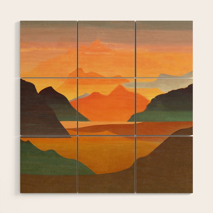 Autumn Landscape 1 Wood Wall Art Gallery Image 1