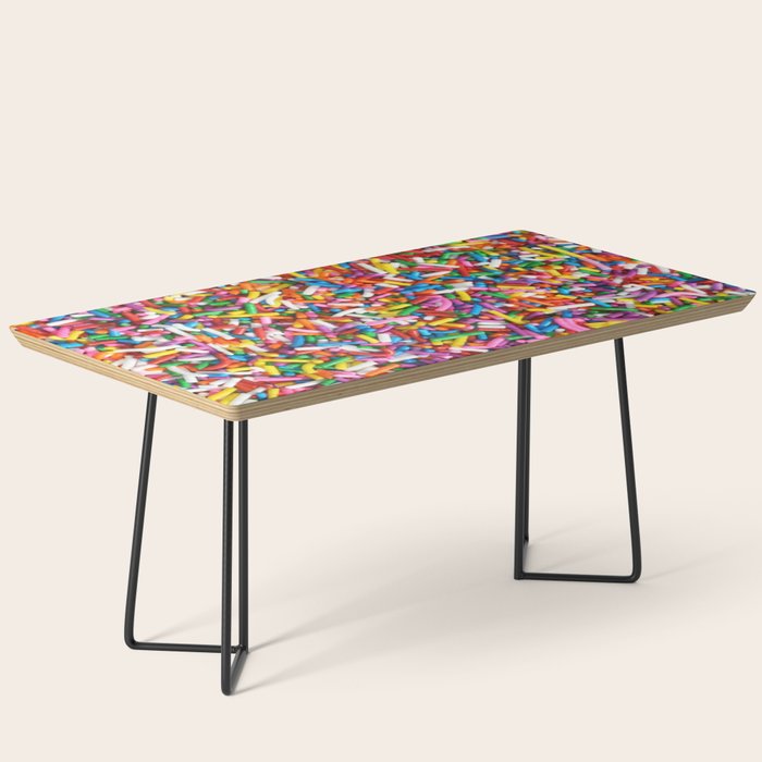 Rainbow Sprinkles Sweet Candy Colorful Coffee Table Gallery Image 1