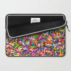 Rainbow Sprinkles Sweet Candy Colorful Laptop Sleeve Gallery Image 2