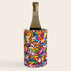 Rainbow Sprinkles Sweet Candy Colorful Wine Chiller Gallery Image 1