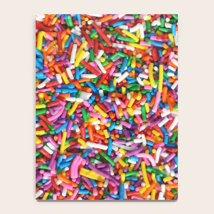 Rainbow Sprinkles Sweet Candy Colorful Notebook Gallery Image 4