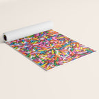 Rainbow Sprinkles Sweet Candy Colorful Yoga Mat Gallery Image 2