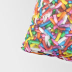 Rainbow Sprinkles Sweet Candy Colorful Pillow Sham Gallery Image 4