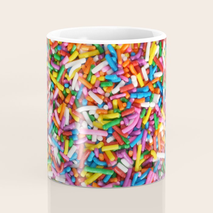 Rainbow Sprinkles Sweet Candy Colorful Coffee Mug Gallery Image 4