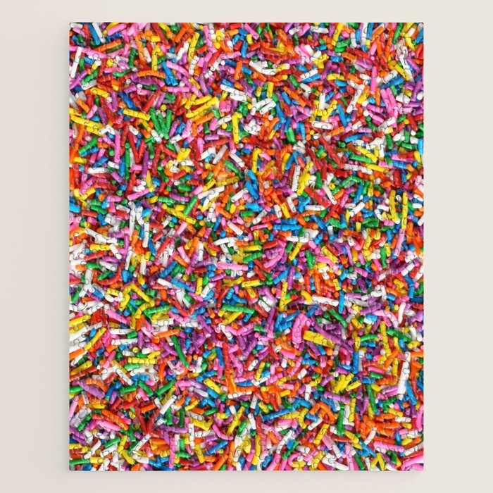 Rainbow Sprinkles Sweet Candy Colorful Jigsaw Puzzle Gallery Image 1