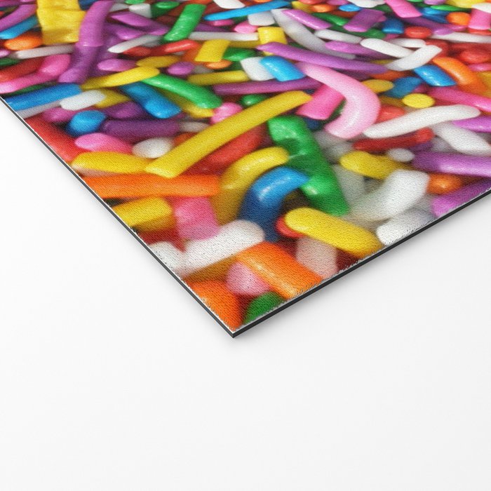 Rainbow Sprinkles Sweet Candy Colorful Welcome Mat Gallery Image 2