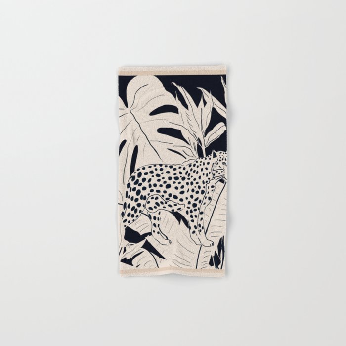 Minimal Jungle Abstract Art 4 Bath Towel Gallery Image 1