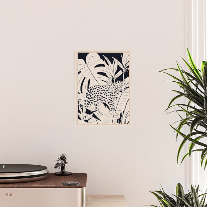 Minimal Jungle Abstract Art 4 Poster Gallery Image 2