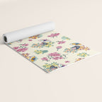 Pastel pink oriental pattern Yoga Mat Gallery Image 2