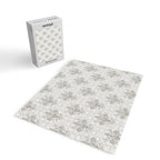 Fleur De Lis In Cool Neutral Grey Jigsaw Puzzle Gallery Image 2