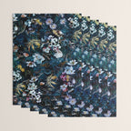 Skull Snake and Flowers Wrapping Paper Gallery Image 3