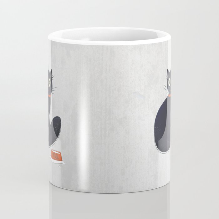 Black Silly Cat  Coffee Mug Gallery Image 4